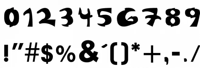 Cangrejas Bold Font OTHER CHARS