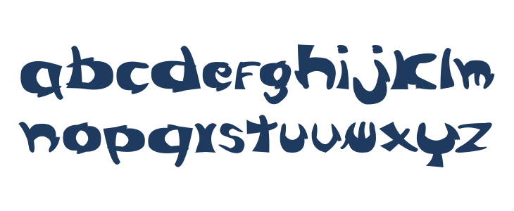 Cangrejas Bold Lowercase