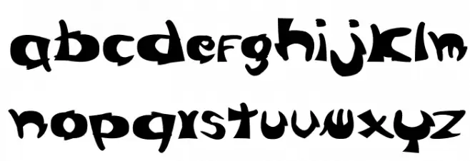 Cangrejas Bold Font LOWERCASE