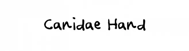 Canidae Hand  नि: शुल्क फ़ॉन्ट्स डाउनलोड