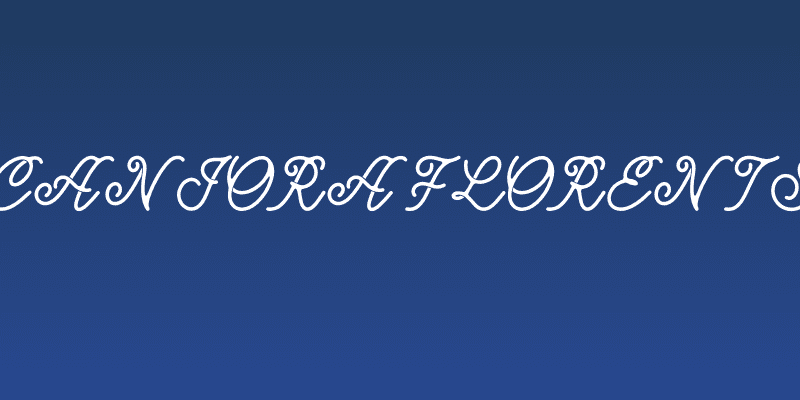 Caniora Florents Social Header