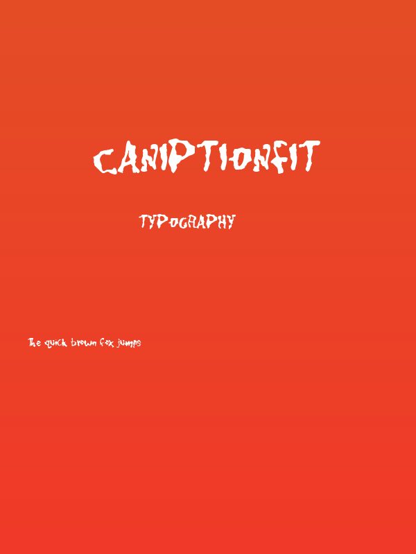 CaniptionFit Poster