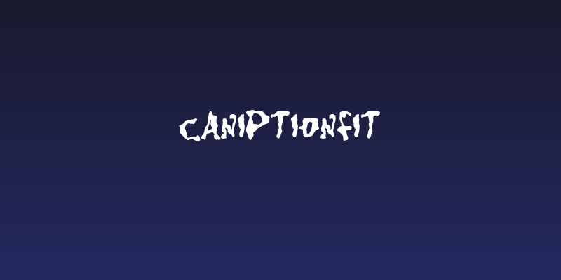 CaniptionFit Social Header