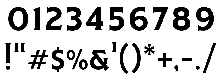 Caniste Demo Semibold Font OTHER CHARS