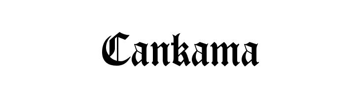 Cankama Font