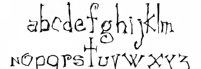 Canker Sore Font LOWERCASE