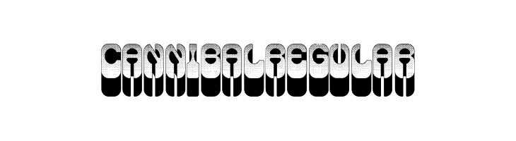 Cannibal Regular  لخطوط تنزيل