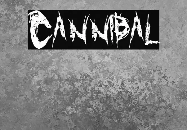 Cannibal Font examples