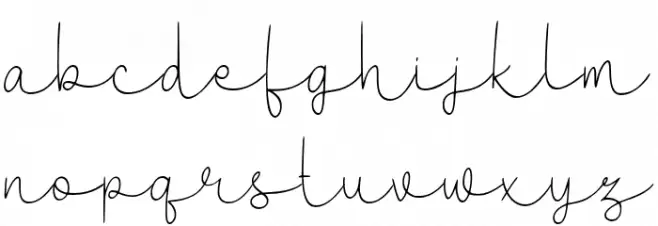 Cannodya Demo फ़ॉन्ट लोअरकेस