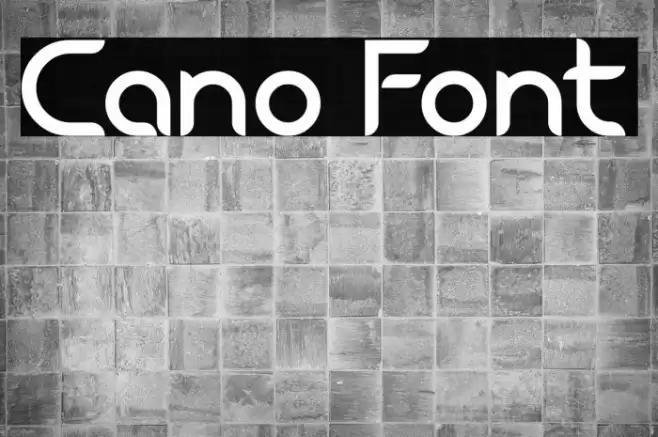 Cano Font examples