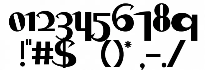 Canon フォント その他の文字