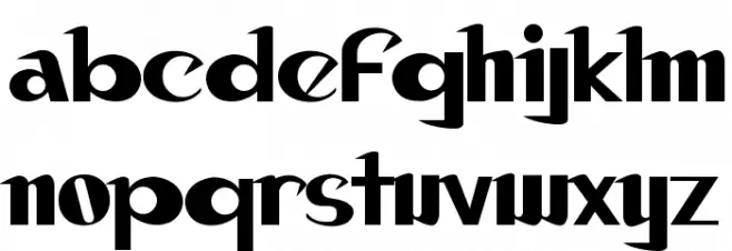 Canon फ़ॉन्ट लोअरकेस