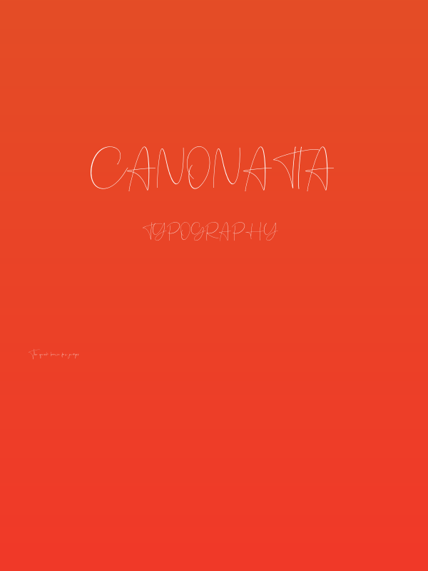 Canonatia Poster