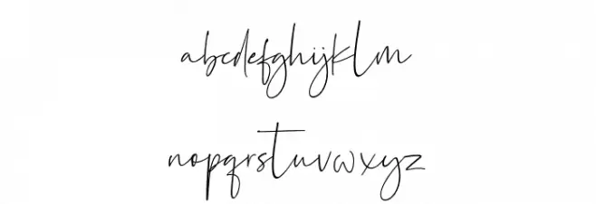 Canonatia خط أحرف صغيرة