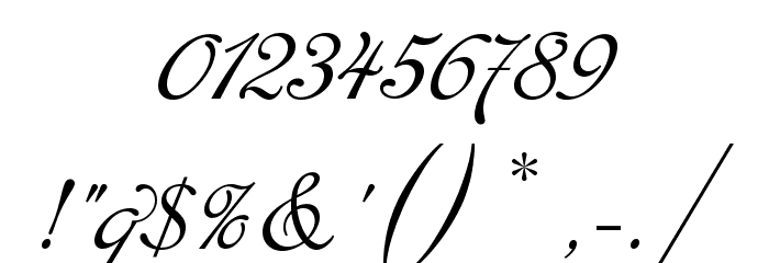 Cansellarist Font OTHER CHARS