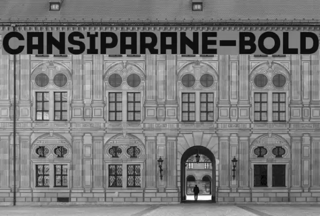 Cansiparane-Bold Font examples