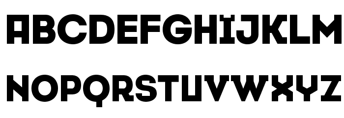 Cansiparane-Bold Font LOWERCASE