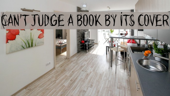 Can't judge a book by its cover Font examples