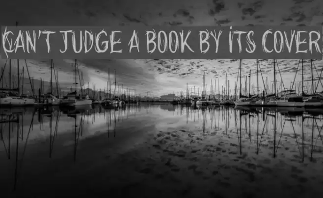 Can't judge a book by its cover フォント examples