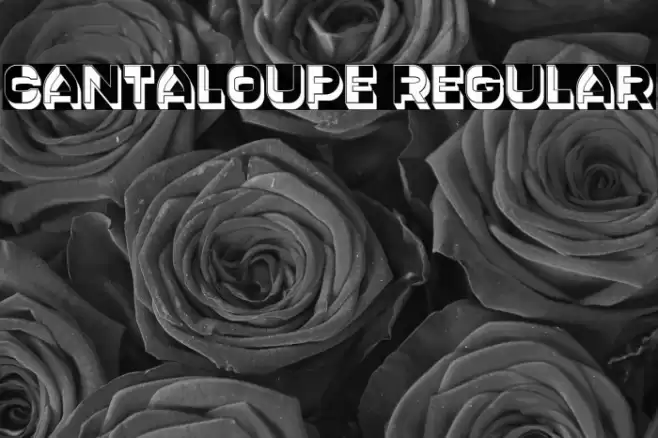 Cantaloupe Regular Font examples