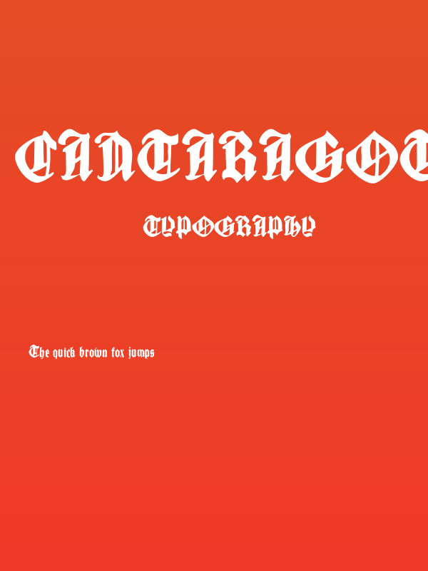 CantaraGotica Poster