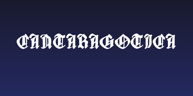 CantaraGotica Social Header