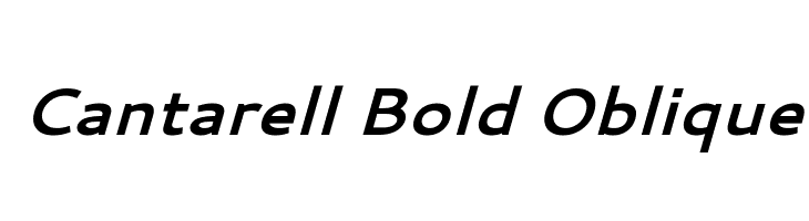 Cantarell Bold Oblique Font