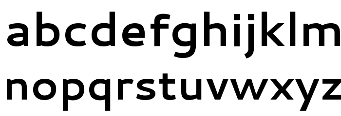 Cantarell Bold Font LOWERCASE