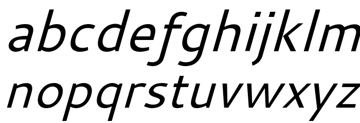Cantarell Oblique Font Litere mici