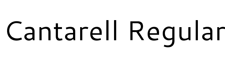 Cantarell Regular Font