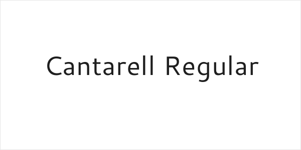 Cantarell Regular Logo