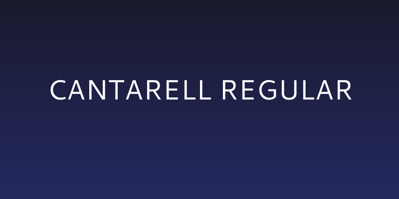 Cantarell Regular Social Header