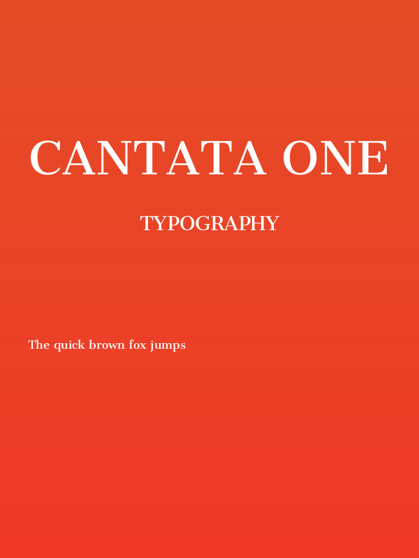 Cantata One Poster
