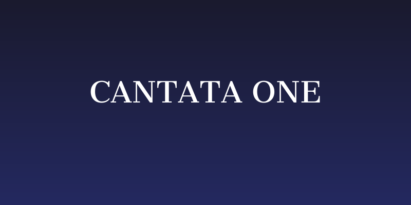 Cantata One Social Header
