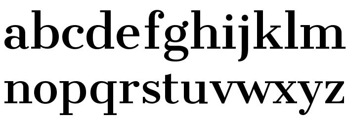 Cantata One Font LOWERCASE