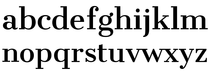 CantataOne-Regular Font LOWERCASE