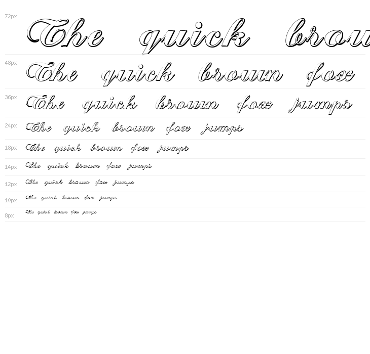 Cantate Beveled Waterfall