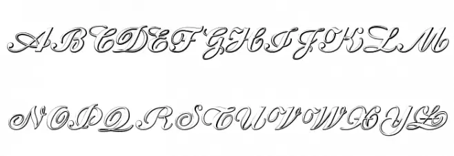 CantateBeveled Schriftart Groß