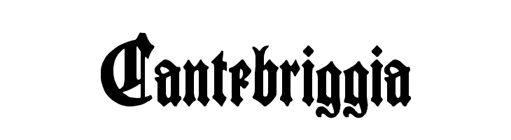 Cantebriggia  免费字体下载