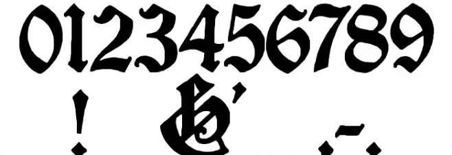 Cantebriggia Font OTHER CHARS