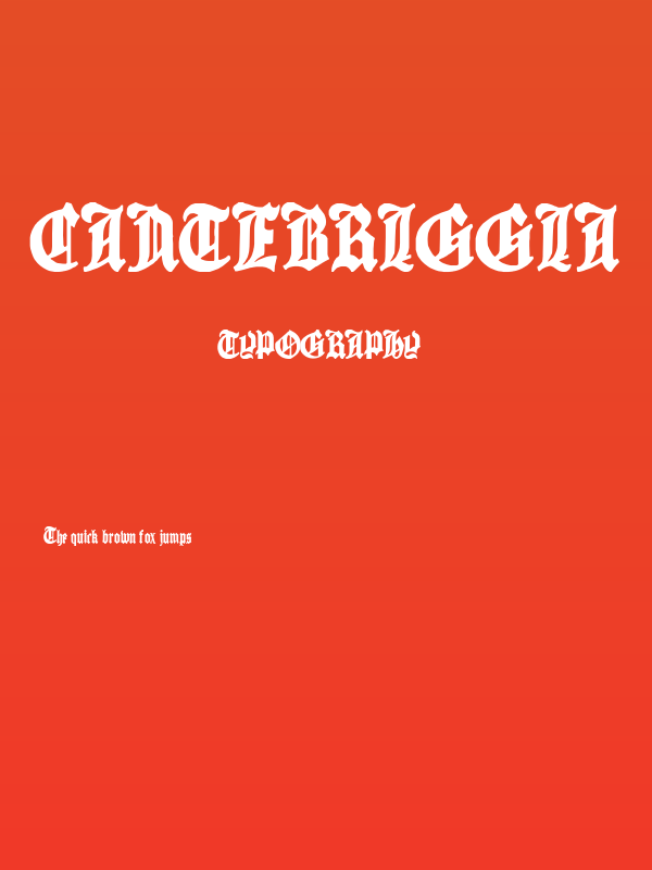 Cantebriggia Poster