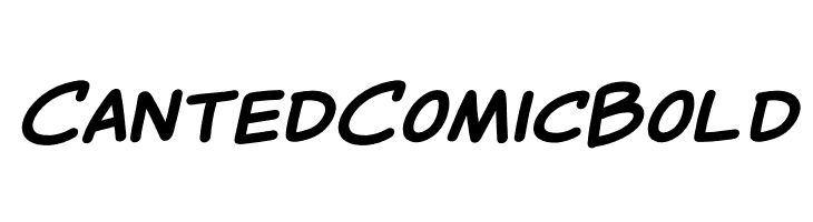 Canted Comic Bold  font caratteri gratis