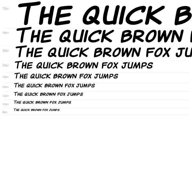 Canted Comic Bold Waterfall