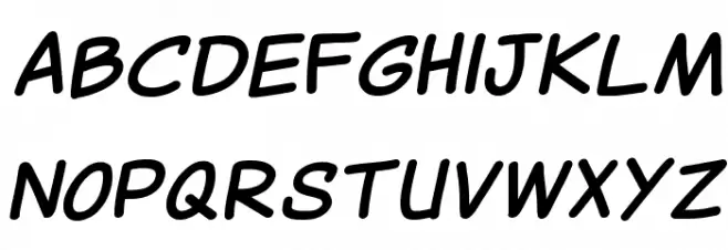 Canted Comic Bold  