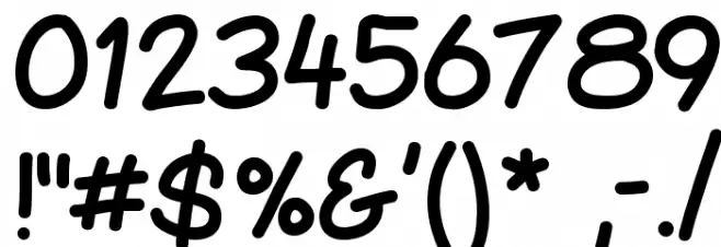 Canted Comic Regular Font OTHER CHARS