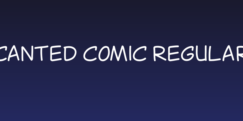 Canted Comic Regular Social Header