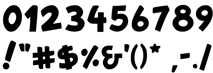 Canted FX Bold Font OTHER CHARS