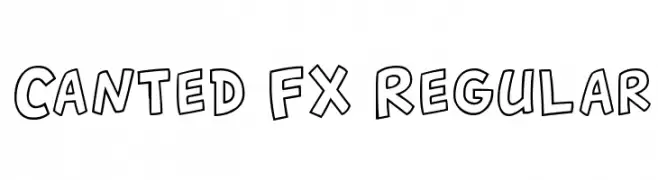 Canted FX Regular  Frei Schriftart Herunterladen