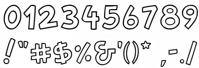 Canted FX Regular Font OTHER CHARS