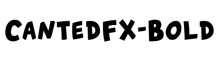 CantedFX-Bold Font